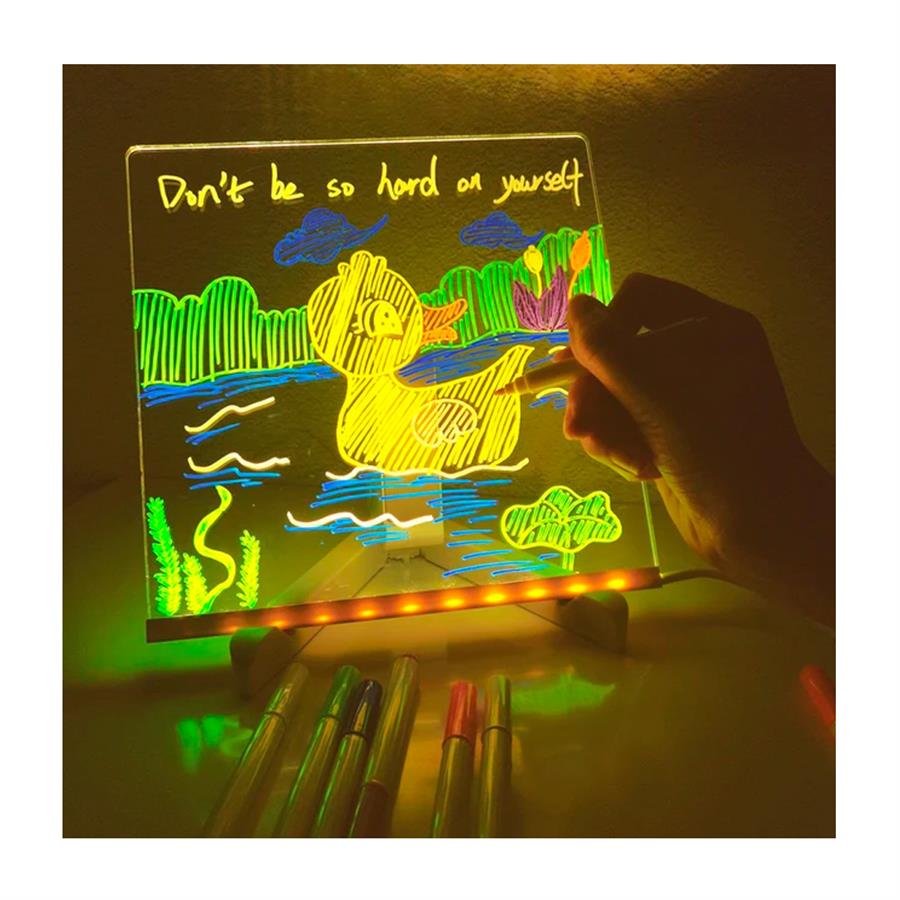 Pizarra de dibujo Interactivo Luminiscente Acrílica DIY de dibujo interactivo